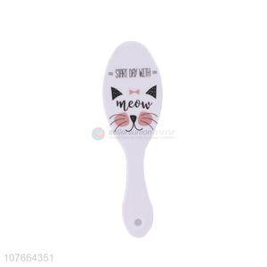 Cute Printing Plastic Massage Hair Brush Fashion Hair Comb