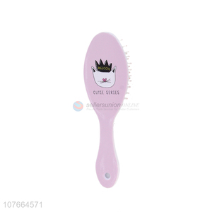 High Quality Plastic Paddle Detangling Massage Hair Brush For Women