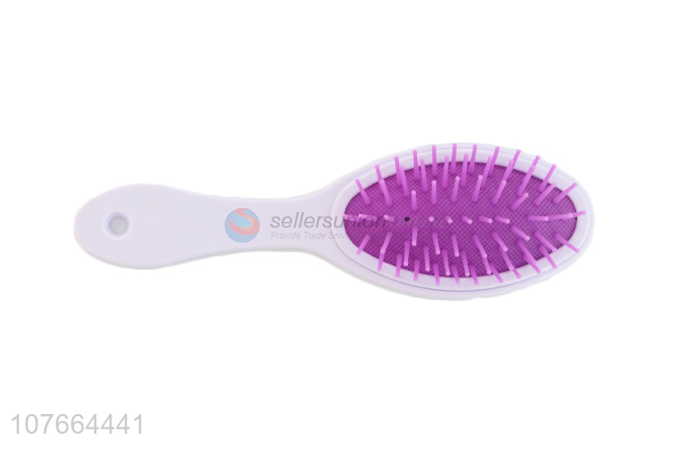 Wholesale Colorful Plastic Massage Paddle Hair Brush Detangling Comb