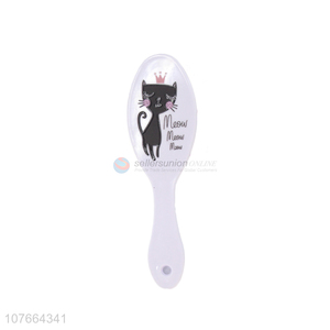 Fashion Portable Plastic Paddle Hair Brush Best Detangling Comb