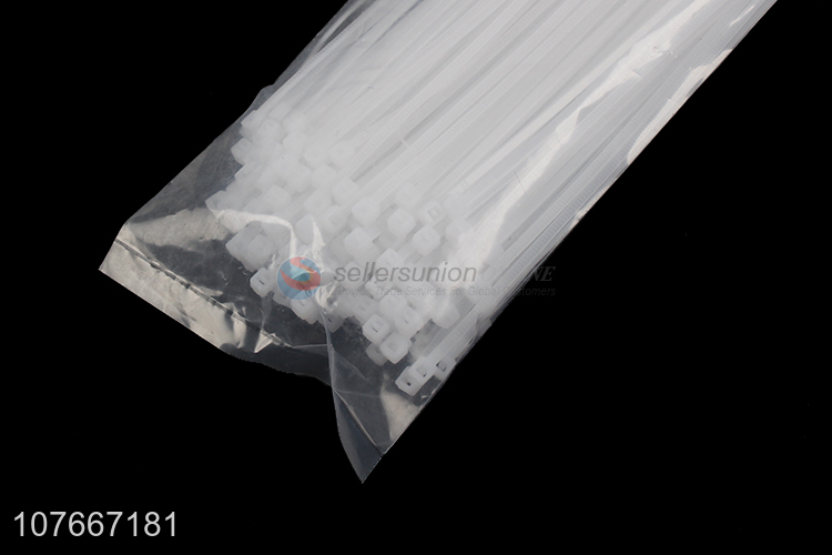 Good sale self-locking white nylon cable ties