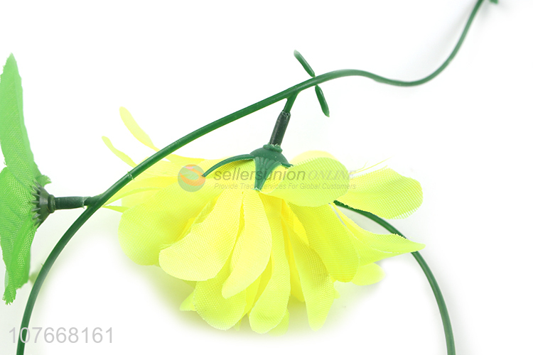 Hot sale 7 heads artificial flower ornamental plastic flowers