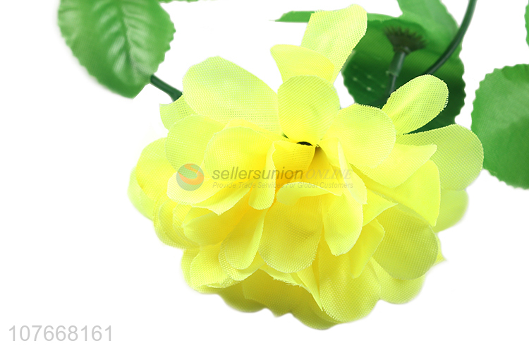 Hot sale 7 heads artificial flower ornamental plastic flowers