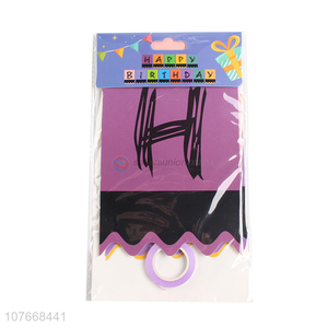 New style graffiti style children's party pendant decoration birthday banner