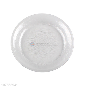 Round plastic serving tray transparent plates