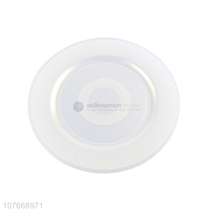 Top sale low price transparent plastic plates for household