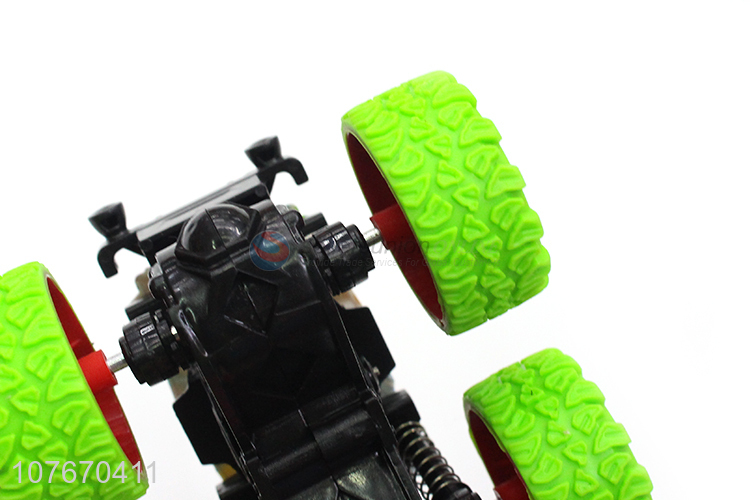 Four-wheel drive stunt inertia green wheel off-road vehicle children graffiti toy car