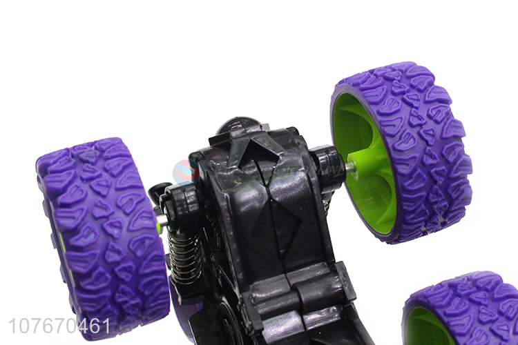 Hot sale purple simulation off-road vehicle children's toy car