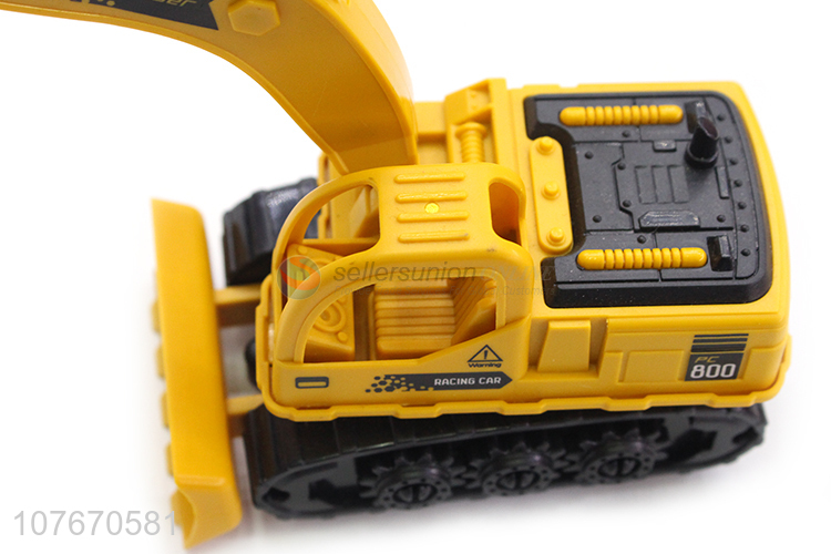 Factory wholesale children's plastic excavator inertial engineering vehicle toy excavator