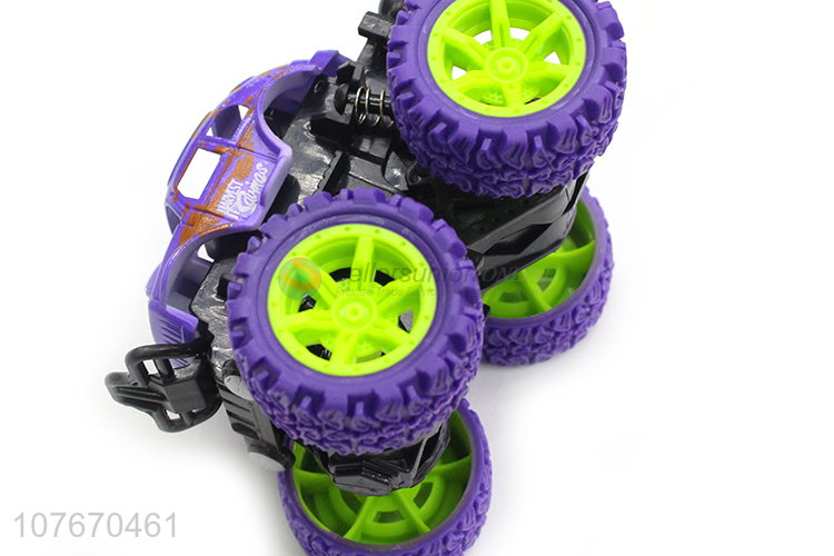 Hot sale purple simulation off-road vehicle children's toy car