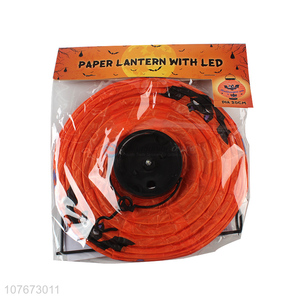 Popular Halloween Decoration Hanging Paper <em>Lantern</em> With LED