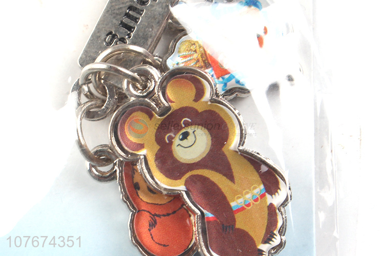 Fashion product cute bear  metal zinc alloy key chain