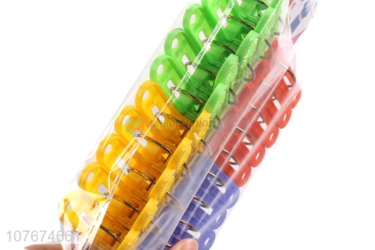 Plastic clip household clothespins 20 mixed color plastic clips for windproof drying