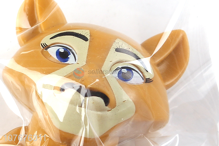 Promotional popular kids stationery cartoon animal shape pencil sharpener