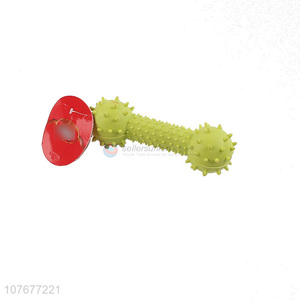 Hot Selling Colorful Thorn Barbell Chew Toy For Pet Dog