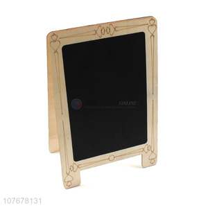 Popular wooden creative double-layer small blackboard home teaching message board