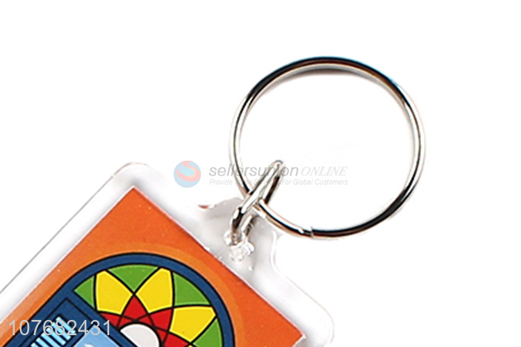 Factory direct sale Cuba souvenir key chain acrylic keychain