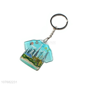 Factory price shirt key chain acrylic keychain key ring