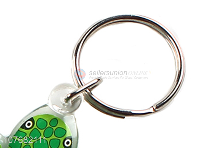 Competitive price turtle key chain acrylic keychain key ring