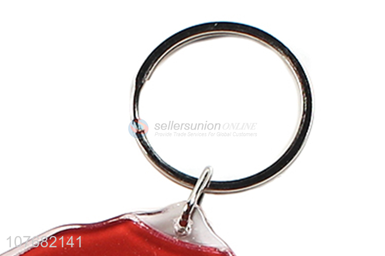 Good quality shirt shape key chain acrylic keyring for souvenir