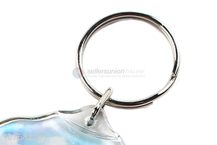 Factory direct sale shirt key chain acrylic keyring for souvenir