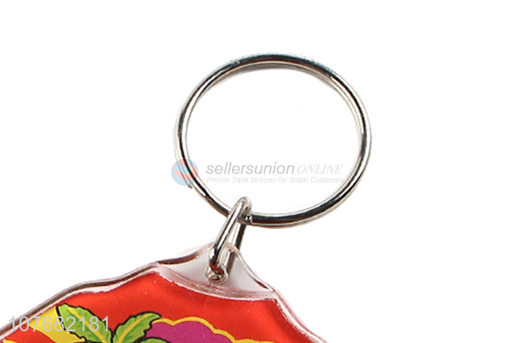 Best selling shirt shape key chain acrylic keyring for souvenir