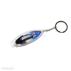 Factory price Dubai souvenir key chain acrylic keyring