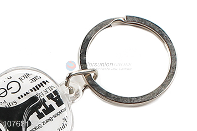 Best selling flip flops key chain acrylic keyring for souvenir