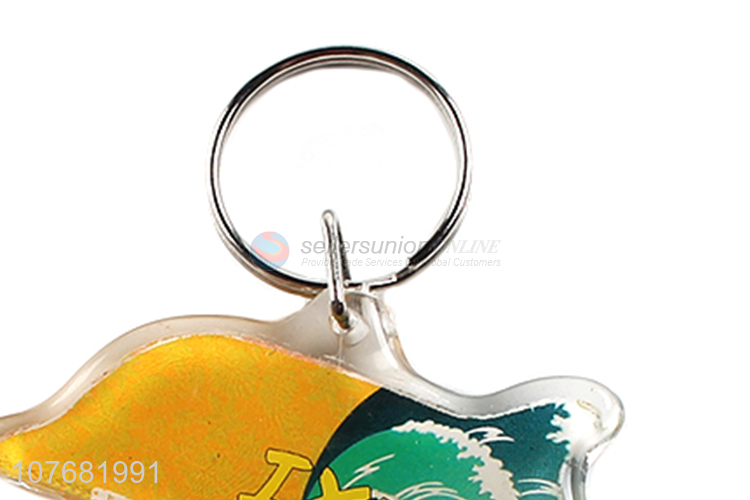 Hot products dolphin key chain acrylic keychain key ring