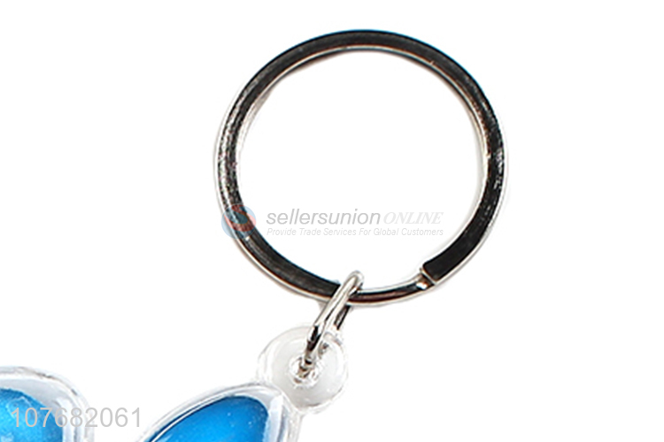 Latest design tortoise key chain acrylic keyring for souvenir