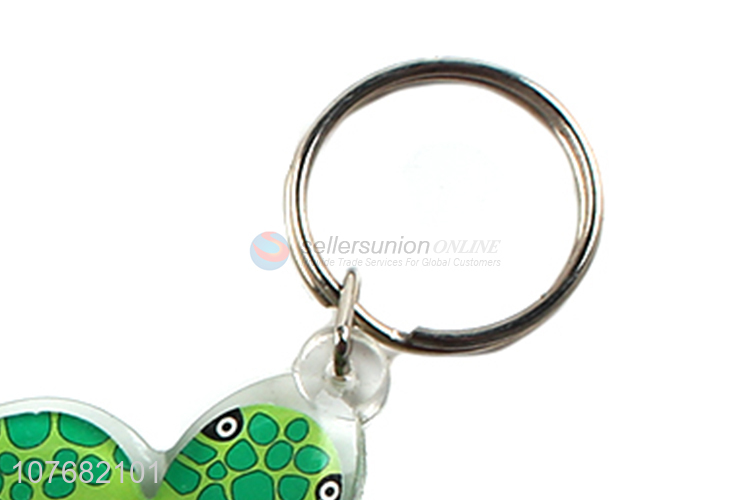 Popular products tortoise key chain acrylic keyring for souvenir