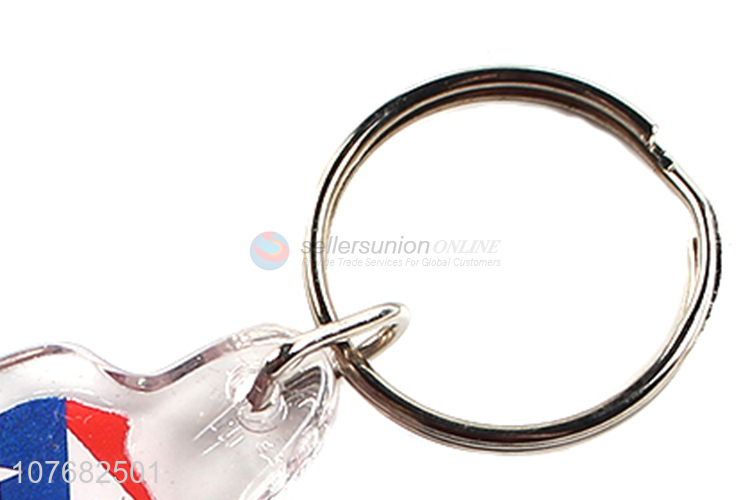 Good price Puerto Rico souvenir key chain acrylic keyring