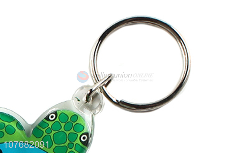 New arrival turtle key chain acrylic keychain key ring