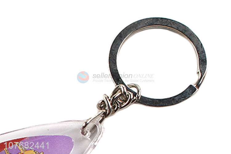 Top seller Dubai souvenir key chain acrylic keyring