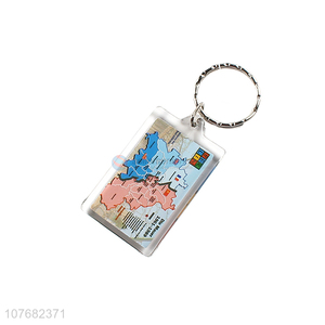 Good quality Berlin souvenir key chain acrylic keychain