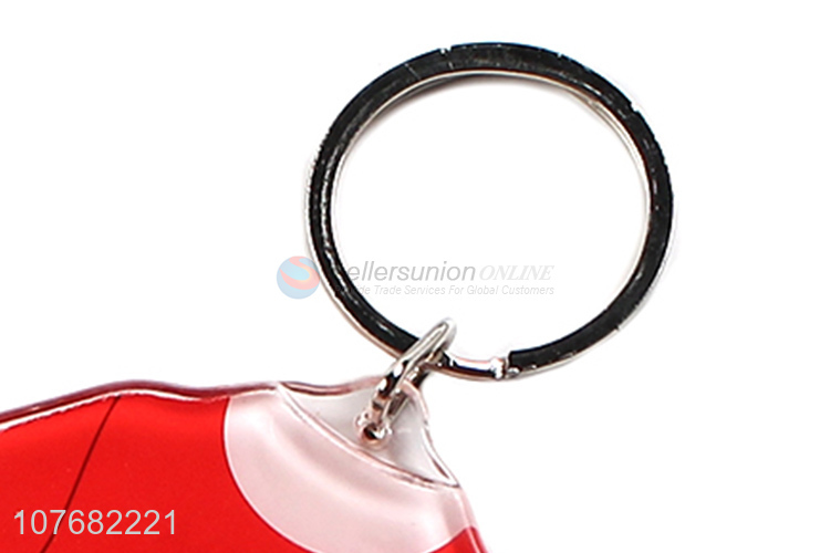 Hot products shirt key chain acrylic keyring for souvenir