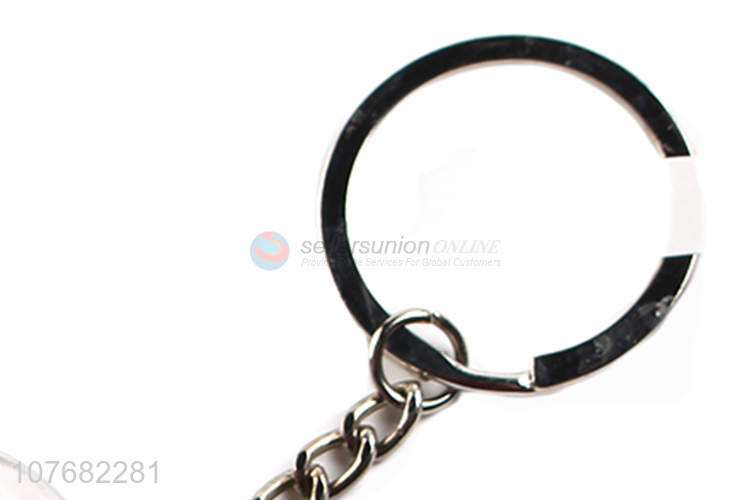 New design heart key chain acrylic keyring for souvenir