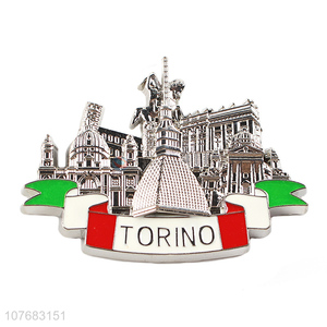 Recent products Torino souvenir metal fridge magnet fridge sticker