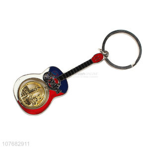 Most popular guitar key chain metal keychain key ring