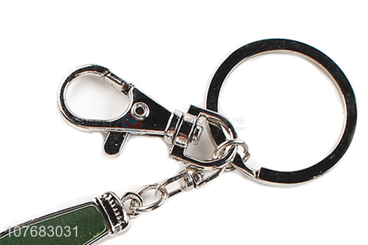 Latest design souvenir key chain metal key ring with opener