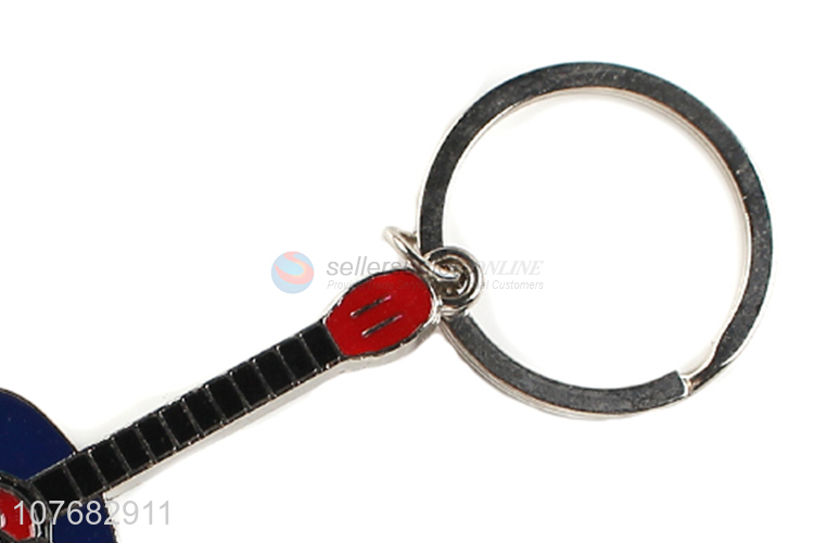 Most popular guitar key chain metal keychain key ring