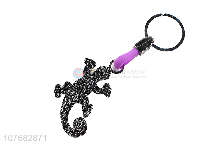 Promotional lizard key chain metal keychain key ring