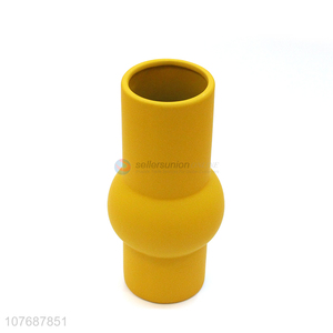 New type of high-grade home decoration ceramic vase with imitation frosted texture