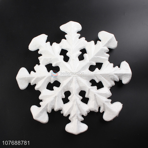 Hot sale eco-friendly diy foam snowflake for Christmas decoration