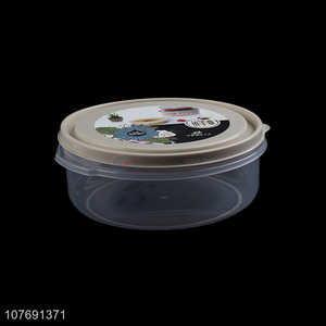 Good sale round plastic food container plastic preservation box