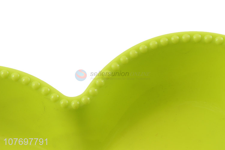 Hot Sale Heart Shape Plastic Plate Fashion Fruit Plate