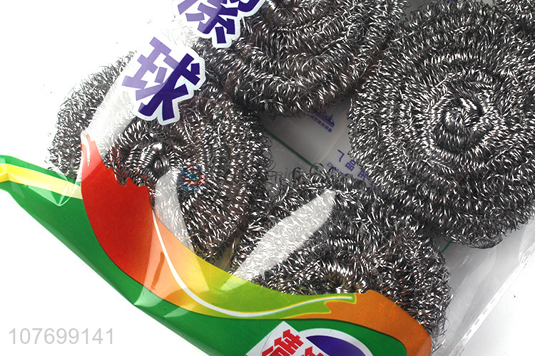 Best selling dish clean ball wire scourer ball for kitchen