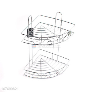 Stainless steel bathroom corner shelf shower corner basket 