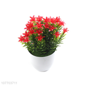 Home indoor plant ornaments fake flowers potted decoration