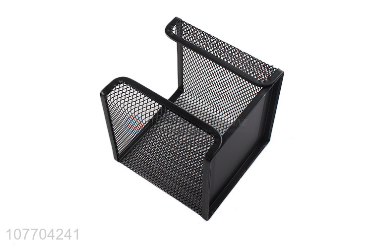 High quality office stationery square metal wire memo box